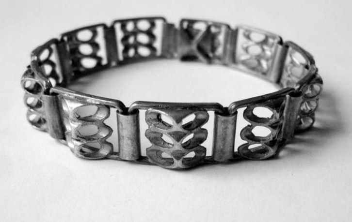 Jase, Lahti, Finse modernist armband, 830 zilver (6323-165), Sieraden, Tassen en Uiterlijk, Armbanden, Zo goed als nieuw, Zilver