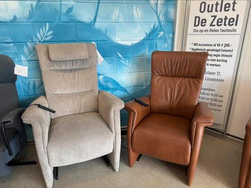 Meubelzorg sta op relax stoel leer en stof gratis bezorgd, Huis en Inrichting, Fauteuils, Nieuw, Leer, Ophalen of Verzenden