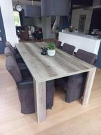 Tafel met stoelen, 200 cm of meer, 50 tot 100 cm, Gebruikt, Rechthoekig