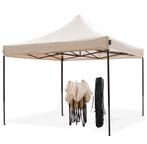 TE HUUR Partytent antraciet of beige easy up 3x3, Ophalen, Partytent, Minder dan 4 meter, Minder dan 5 meter