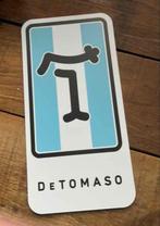 De TOMASO- RECLAMEBORDJE, Ophalen of Verzenden, Zo goed als nieuw, Auto's