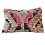 Kelimkussen 50x70 Boujaad Berber Herki roze salie, Yazgibi, Verzenden, Nieuw, Vlindermeent 41 Hilversum
