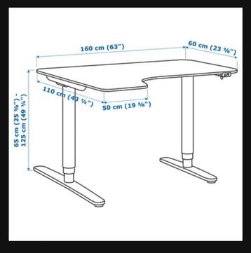 Ikea Bekant bureau met ladeblok - afbeelding 3