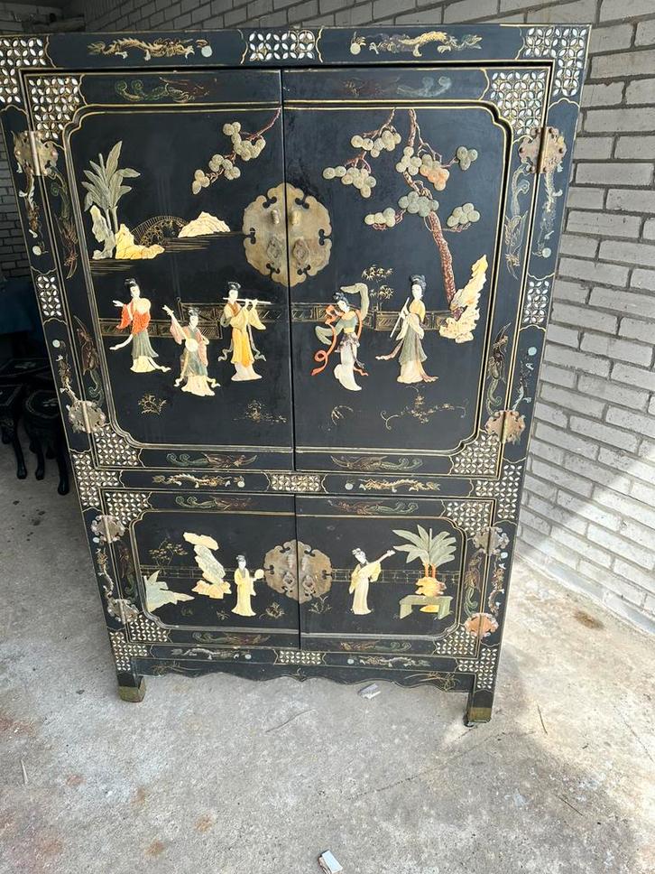 Chinese antike kast, Antiek en Kunst, Antiek | Meubels | Kasten, Ophalen