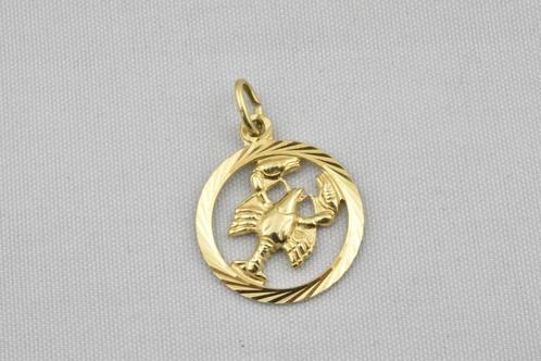 14 karaat Gouden Hanger Kreeft Sterrenbeeld 1776-G, Sieraden, Tassen en Uiterlijk, Kettinghangers, Gebruikt, Goud, Goud, Kruis of Symbool