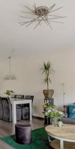 Prachtige exclusieve RVS plafond halogeenlamp, Ophalen, Zo goed als nieuw