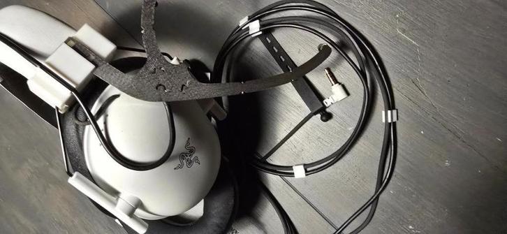 Razer Blackshark Headset Delanclip Mount & Cable Guide set., Computers en Software, Headsets, Nieuw, Ophalen of Verzenden