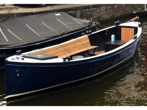 Prachtige geklonken stalen zee sloep, Watersport en Boten, Sloepen, Gebruikt, 10 tot 30 pk, 6 meter of meer, Binnenboordmotor