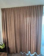 Gordijnen in goede staat, Bruin, 200 cm of meer, Ophalen of Verzenden, Zo goed als nieuw