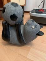 Panda beer met granieten bal - 10,2 kg, Tuin en Terras, Tuinbeelden, Ophalen of Verzenden, Gebruikt, Steen, Dierenbeeld