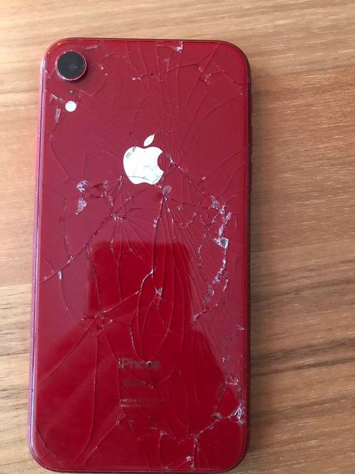 Kapotte iPhone XR, Telecommunicatie, Mobiele telefoons | Apple iPhone, Gebruikt, 64 GB, Zonder abonnement, Zonder simlock, iPhone XR