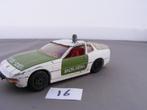 Porsche 924, corgi toys whizzwheels 1/36 polizei (16), Gebruikt, Ophalen of Verzenden, Auto