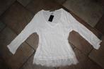 Akoz vlot gebroken wit tuniek mt M KOOPJE, Kleding | Dames, Blouses en Tunieken, Maat 38/40 (M), ., Wit, Akoz