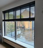 Zwarte houten jaloezieën  5 stuks, Ophalen, 100 tot 150 cm, Zo goed als nieuw, Modern