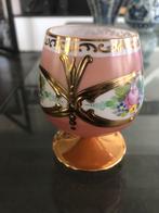 Vintage Gouden Glas, Handgeschilderd, Antiek en Kunst, Ophalen of Verzenden