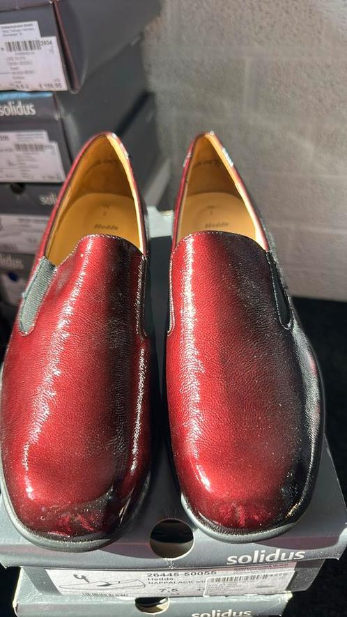 4) Bordeaux rode lak leren instappers maat 36/40/40+ en 41, Kleding | Dames, Schoenen, Nieuw, Instappers, Rood, Ophalen of Verzenden