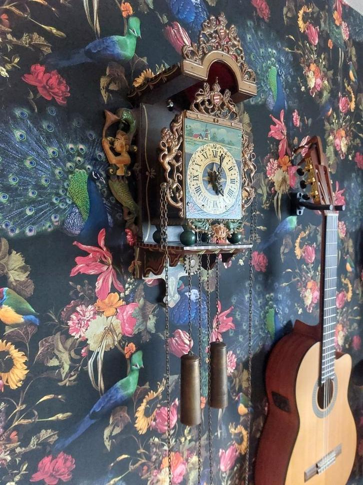 Prachtige antieke friese klok uniek exemplaar, Antiek en Kunst, Antiek | Klokken, Ophalen of Verzenden