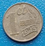 1 cent 1943 Zink - Wilhelmina, Verzenden, Koningin Wilhelmina, 1 cent