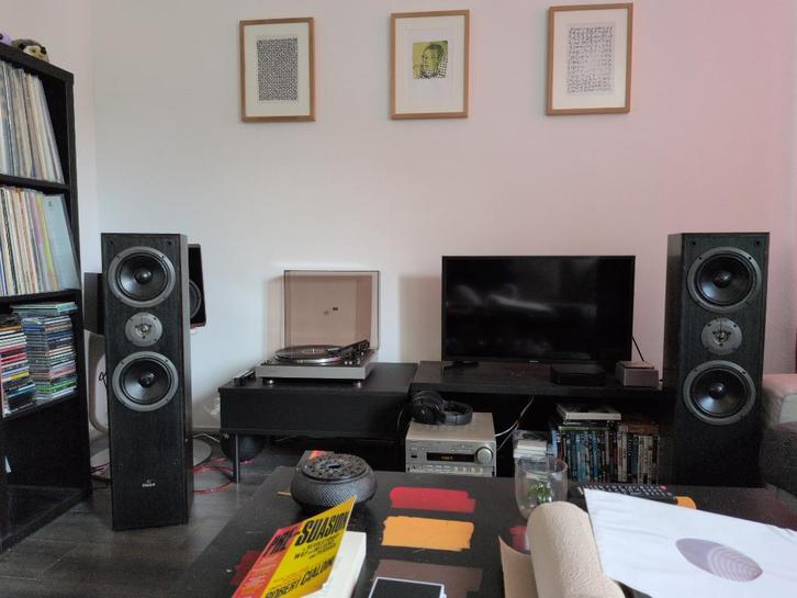 Magnat Concept 1000 luidsprekers refurbished, Audio, Tv en Foto, Luidsprekers, Refurbished, Front, Rear of Stereo speakers, 120 watt of meer