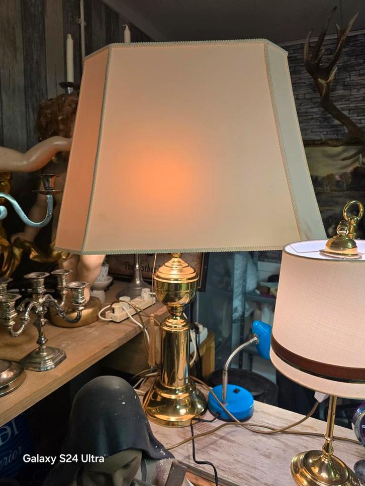 Grote Schemerlampen van koper, Antiek en Kunst, Antiek | Lampen, Ophalen