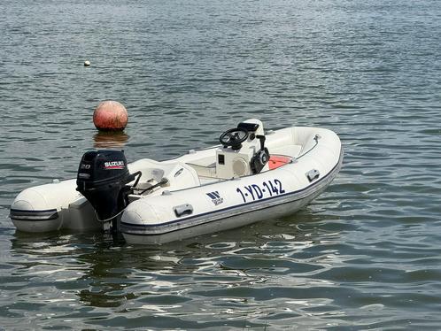 Tiger Marine V11 Rib Suzuki 20pk met trailer, Watersport en Boten, Rubberboten, Zo goed als nieuw, Overige merken, Overige materialen