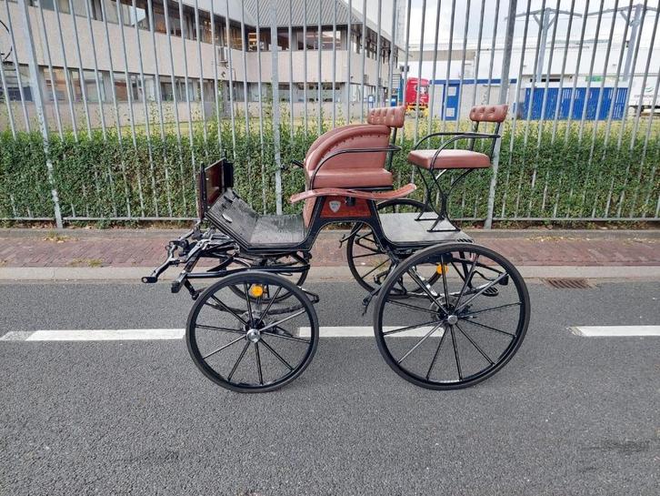 ECC tweespan presentatiewagen, Dieren en Toebehoren, Rijtuigen en Koetsen, Gebruikt, Overige typen, Pony