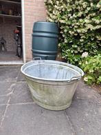 Zinken teil voor tuin, Tuin en Terras, Bloembakken en Plantenbakken, Ophalen, Gebruikt, Metaal, Tuin