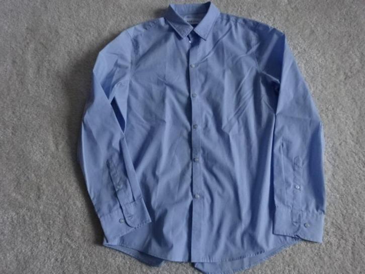 Overhemd van PIER ONE / maat M / NIEUW, Kleding | Heren, Overhemden, Nieuw, Halswijdte 39/40 (M), Blauw, Ophalen of Verzenden