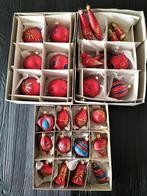 27 authentieke/vintage kerstballen, Diversen, Kerst, Ophalen of Verzenden, Gebruikt
