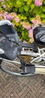Moederfiets met voor+achterzitje,fietst en schakelt goed, Fietsen en Brommers, Ophalen, 2 zitjes, Gebruikt, Batavus