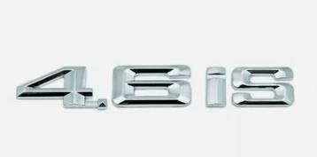 Embleem sierschrift spadbord 4,6 iS BMW X5 serie E53 5114705 beschikbaar voor biedingen