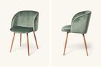 Groene Fluwelen Stoel Sostrene Grene, Huis en Inrichting, Stoelen, Ophalen, Gebruikt, Overige kleuren, Eén