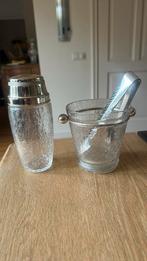 Vintage glazen cocktail set, Antiek en Kunst, Ophalen of Verzenden