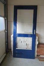 Hardhouten buitendeur, Doe-het-zelf en Verbouw, Ophalen, Gebruikt, 80 tot 100 cm, Buitendeur