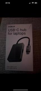 Celly USB-C Hub - Nieuw in doos!, Computers en Software, Dockingstations, Ophalen of Verzenden, Nieuw, USB-hub, Laptop