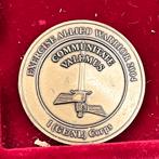 Challenge coin NL/GE CORPS ALLIED WARRIOR 2004 oefening, Ophalen of Verzenden, Landmacht, Nederland, Embleem of Badge