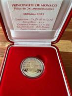 Monaco 2 Euro 2022 "Albert Ier" Proof, Postzegels en Munten, Munten | Europa | Euromunten, 2 euro, Zilver, Ophalen of Verzenden