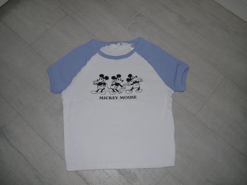 Prachtige t-shirt Mickey Mouse wit / blauw Disney H&M mt 170, Kinderen en Baby's, Kinderkleding | Maat 170, Zo goed als nieuw