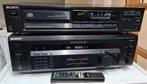 Sony stereo set receiver str-de 135 + cd speler cdp-270, Ophalen of Verzenden, Gebruikt, Sony