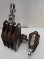 Tufnol Grootschoot blokken set, 3 + 2-schijfs, 14 - 16 mm, Watersport en Boten, Accessoires en Onderhoud, Ophalen of Verzenden