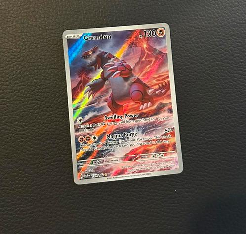 Pokemon - Groudon Ills rare, Hobby en Vrije tijd, Verzamelkaartspellen | Pokémon, Nieuw, Losse kaart, Foil, Ophalen of Verzenden