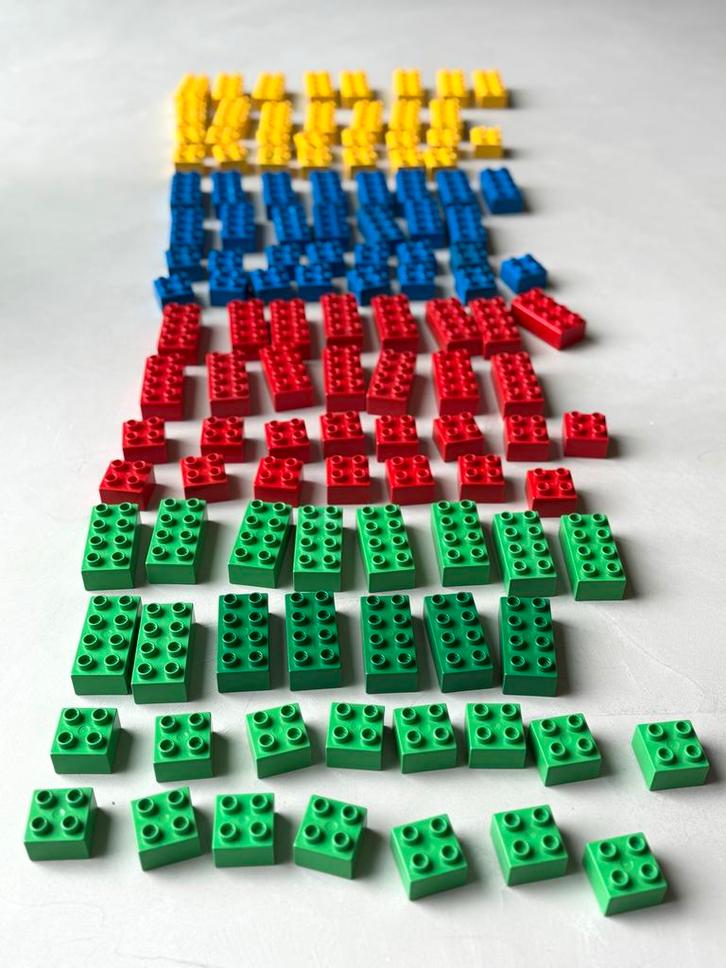 Duplo: losse stenen 120x in goede staat, Kinderen en Baby's, Speelgoed | Duplo en Lego, Gebruikt, Duplo, Losse stenen, Ophalen of Verzenden