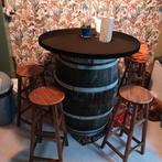 Eettafel bar rond, Rond, Ophalen of Verzenden, Rond, Vier personen