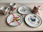 Bekers, gebaksbordjes, gedichtenboekje van JANNEKE BRINKMAN, Huis en Inrichting, Keuken | Servies, Ophalen of Verzenden, Zo goed als nieuw
