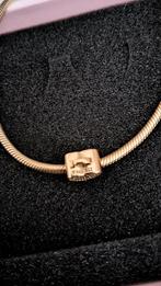Originele gouden Pandora hart, Ophalen of Verzenden, Zo goed als nieuw, Goud, Pandora