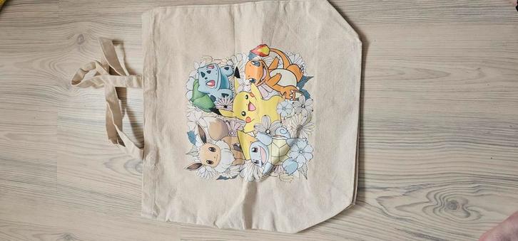 Canvas Tas Bedrukt - Shopper pokemon marokko, Sieraden, Tassen en Uiterlijk, Tassen | Damestassen, Ophalen of Verzenden