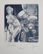 Exlibris Ex libris, Hristo Kerin, Retro (naakt en oldtimer), Verzenden