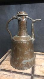 Oude koperen kan, Antiek en Kunst, Curiosa en Brocante, Ophalen of Verzenden