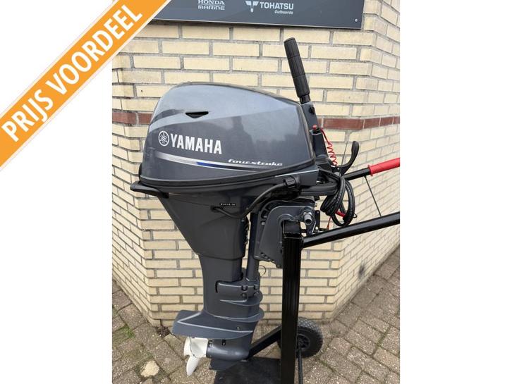 Buitenboordmotor Yamaha 15pk langstaart elektrisch start 4T, Watersport en Boten, Buiten- en Binnenboordmotoren, Gebruikt, Benzine