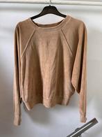 Love Sundaily Sweater Camel Velours Mt S/XS, Ophalen, Zo goed als nieuw, Maat 36 (S), Beige